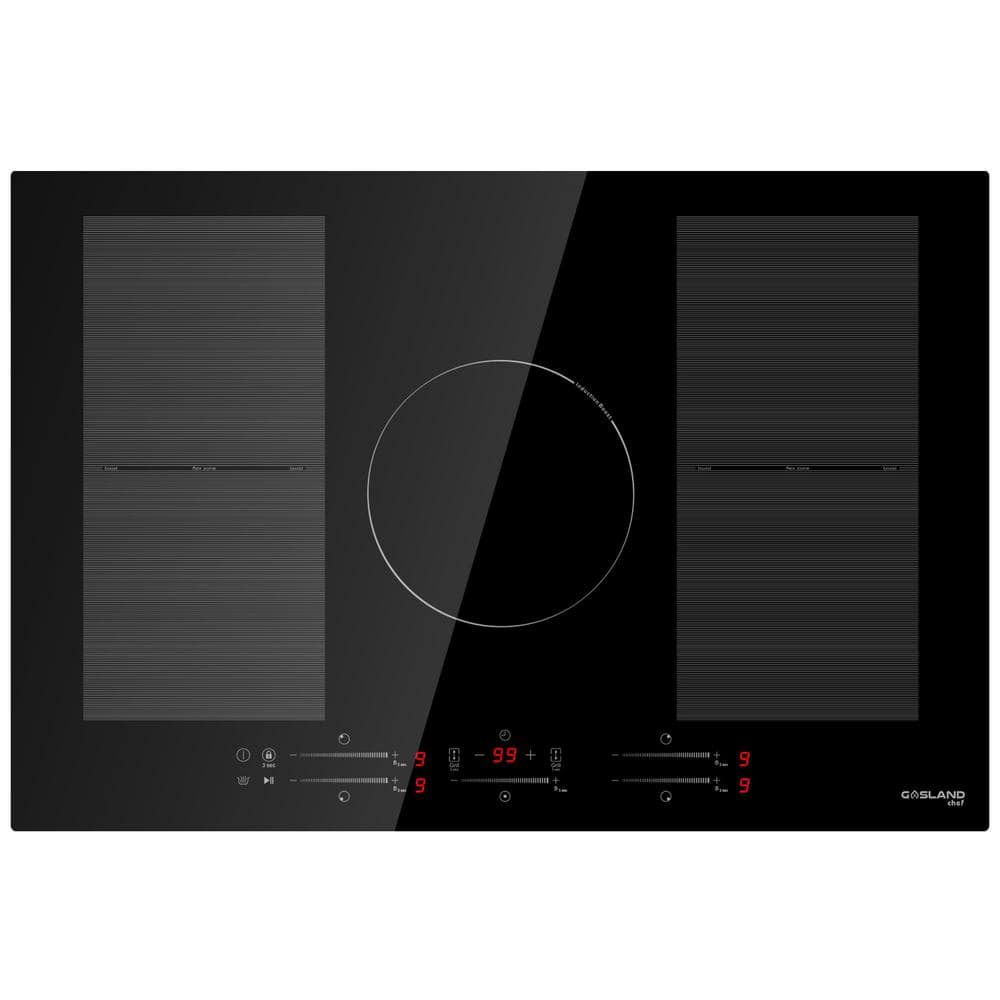 GASLAND 30 in. Induction Electric Cooktop Glass Top 5 with Elements in Black