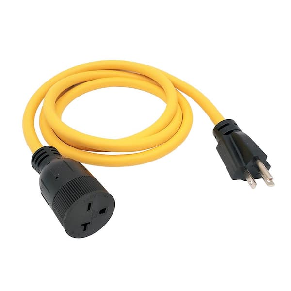 6 ft. SJTW 12/3 20 Amp 250-Volt NEMA 6-20 Indoor/Outdoor Extension Cord