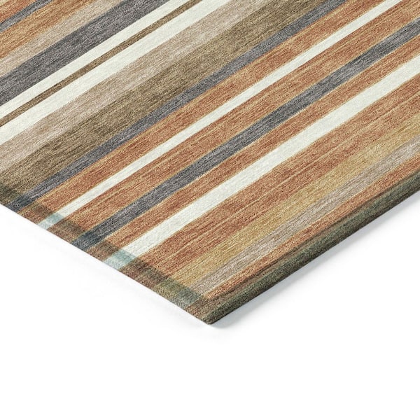 Chantille Machine Washable Indoor/Outdoor Abstract ACN2330 Paprika 2 ft. x 3 ft. Accent Rug