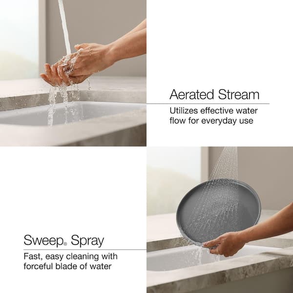 シンク KOHLER Setra Single-Handle Semi-Professional Kitchen Sink Faucet