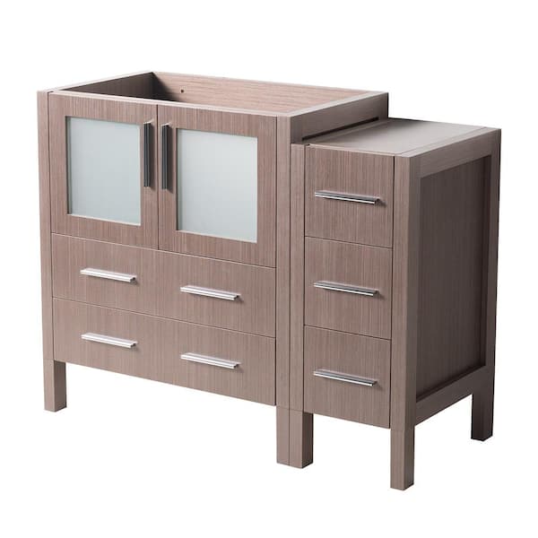 Fresca Torino 42 in. Modern Bathroom Vanity Cabinet Only in Gray Oak