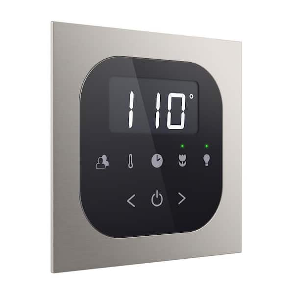 Mr. Steam AirTempo Square Flush Mount Kit in Brushed Nickel