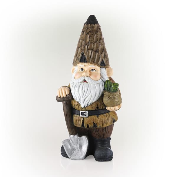Garden Gnome Statue Adorable Appearance No Wiring Required with