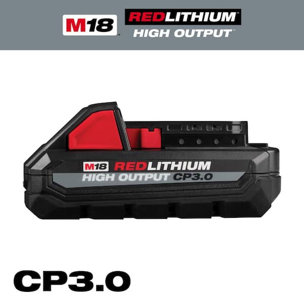 Milwaukee M18 18-Volt Lithium-Ion HIGH OUTPUT CP 3.0 Ah Battery Pack