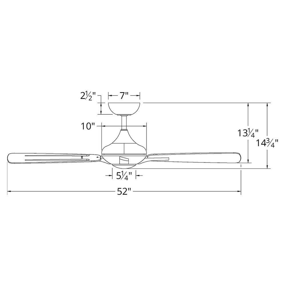 Mykonos 52'' Bronze and Dark Walnut Smart Ceiling Fan with LED Light