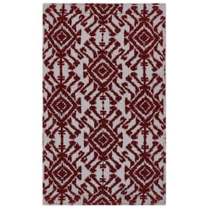 Rancho Red 20 in. x 36 in. Kitchen Mat