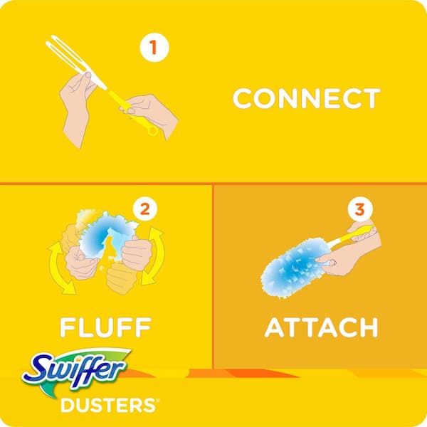 Swiffer Microfiber Duster Starter Kit (3-Pack) 079168938790 - The Home Depot