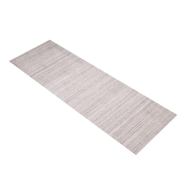 Halsey Contemporary Solid Linen 2' 6 ft. x 8 ft. Hand Loomed Runner Rug