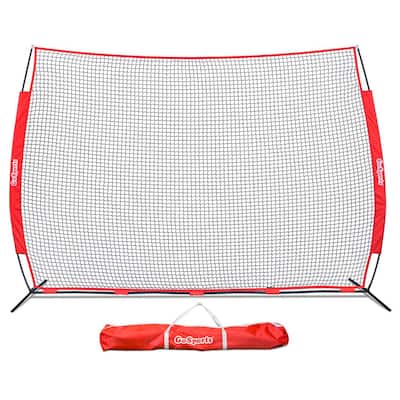 Portable 12 ft. x 9 ft. Sports Barrier Net with Carry Bag