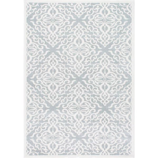 Contessa Ombre Gray 4 ft. x 6 ft. Area Rug