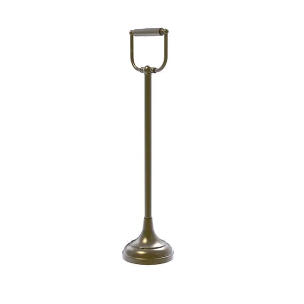 Allied Brass Free Standing Toilet Paper Holder in Antique Brass
