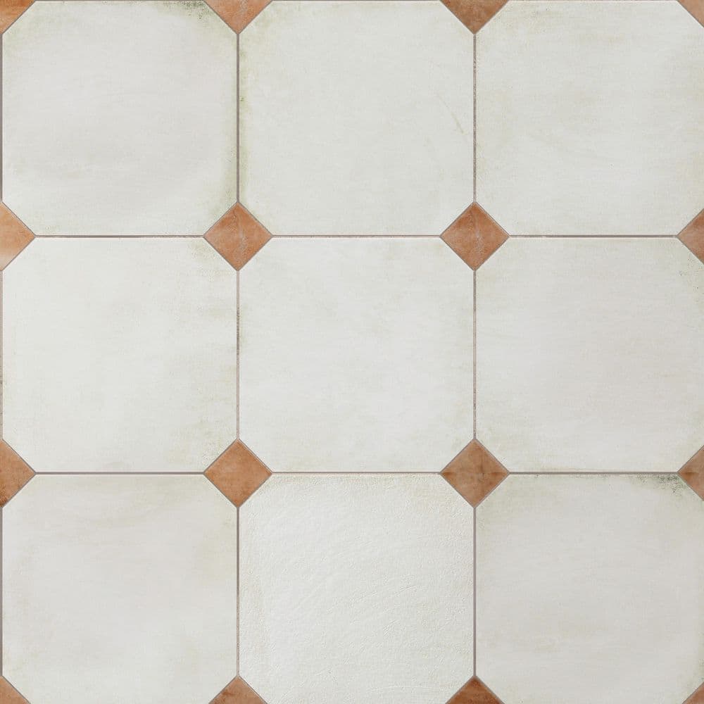 Laverton Octagon Nieve with Taco Natural 8 in. x 8 in. Porcelain Floor and Wall Tile (11.25 sq. ft. /Case) price history on PriceWatchPro
