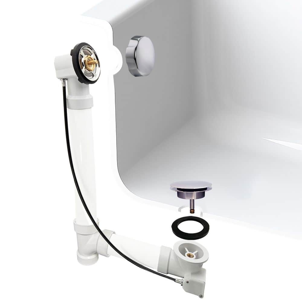 27 in. Cable Drive Bath Waste-Sch. 40 PVC, Polished Chrome price history on PriceWatchPro