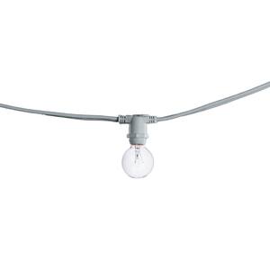 Outdoor/Indoor 25 ft. Plug-In G12 Bulb String Light with 10 Sockets-Bulbs included