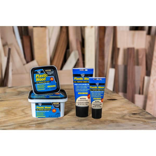 Dap Plastic Wood Filler Walnut Paste 4 oz Can - 21434