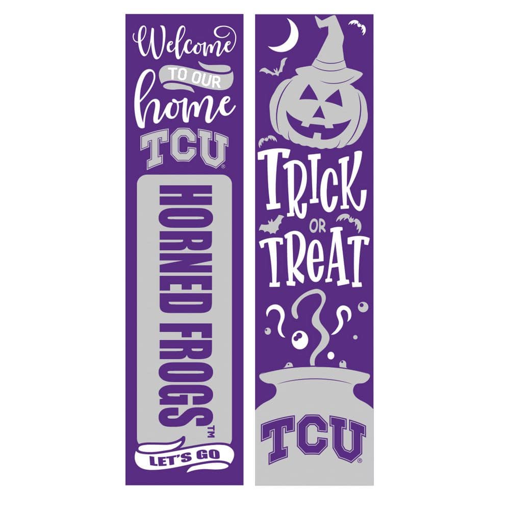 47 in. Double Sided Leaner Halloween Porch Sign, Texas Christian University price history on PriceWatchPro