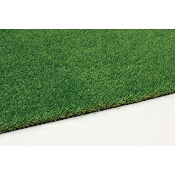 Nance Carpet and Rug ParkPro Multipurpose 12 ft. Wide x Cut to Length Green Artificial Grass