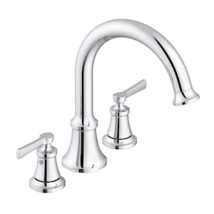 Northerly 2-Handle Deck-Mount Roman Tub Trim Kit without Hand Shower in Chrome