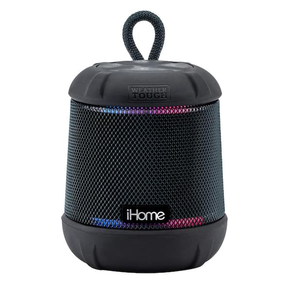 iHome Weather Tough Portable Bluetooth Rechargeable Waterproof Speaker with 18-Hour Mega Battery