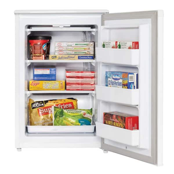Designer Garage ready 4.3 cu. ft. Manual Defrost Upright Freezer in White
