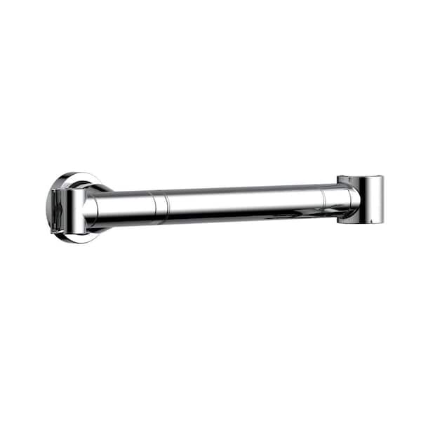 PULSE Showerspas Atlantis Shower System Assist Bar 12.4 in. Concealed Screw 3.5 Dia in. Chrome
