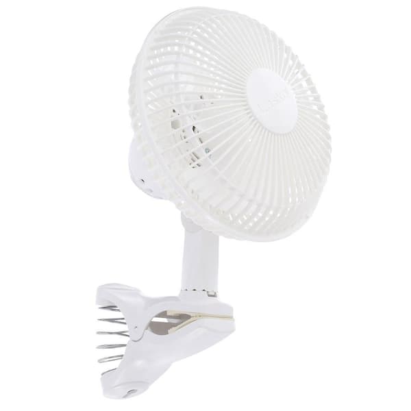 Lasko 6 in. 2-Speed Clip Fan 2004W - The Home Depot