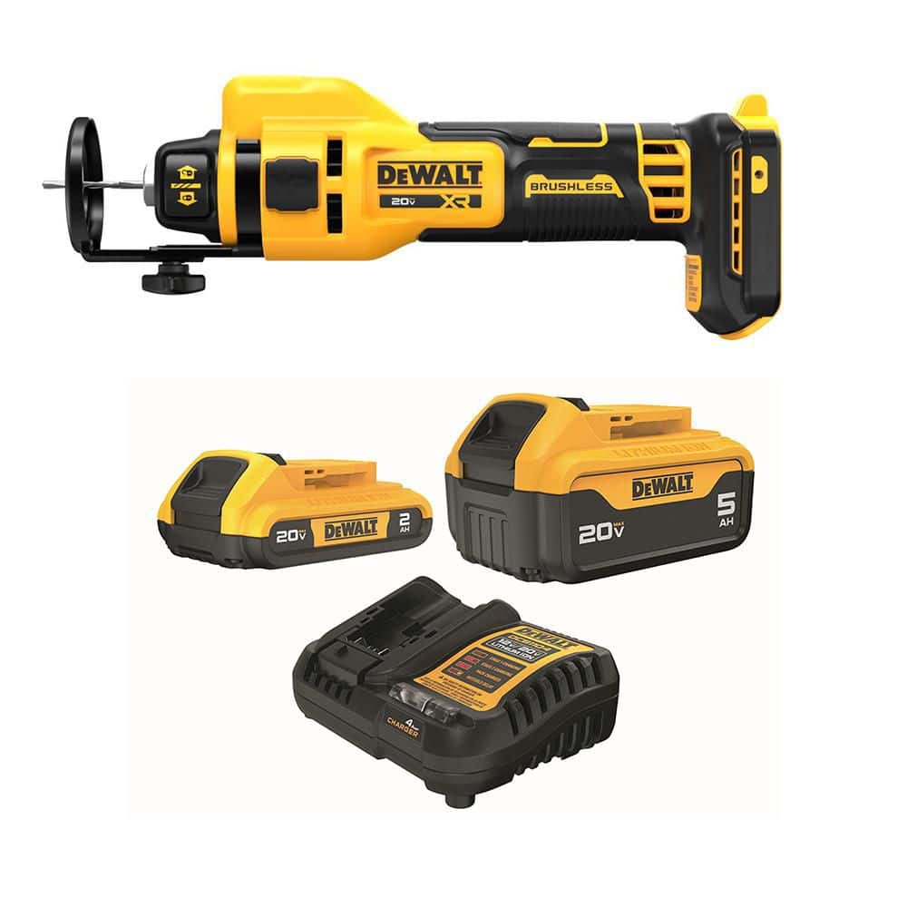 DEWALT XR 20-Volt Lithium-Ion Cordless Rotary Drywall Cut-Out Tool