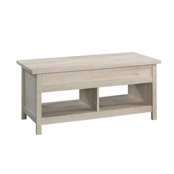 Sauder Cannery 44 In Chalked Chestnut, Large Chestnut Coffee Table