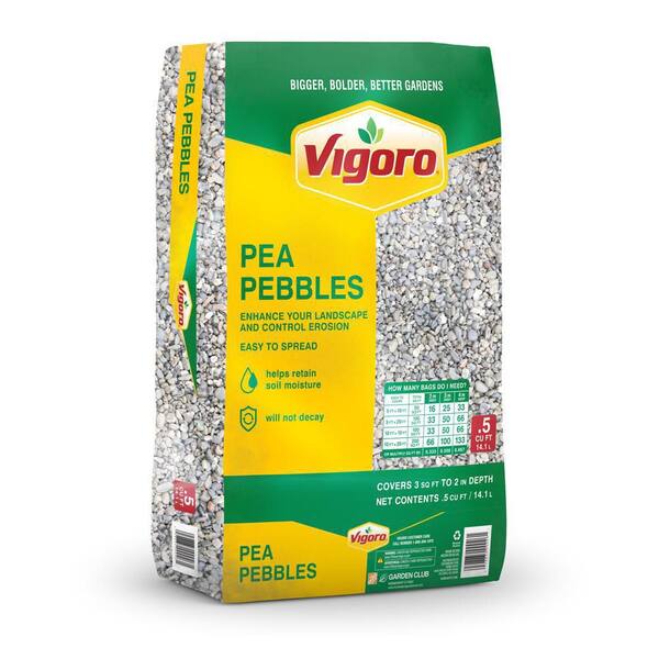 Vigoro 0.5 cu. ft. Pea Pebbles 100032402 The Home Depot
