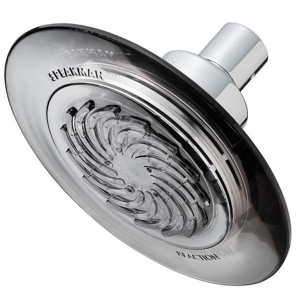 Speakman 1-Spray 5.5 in. Single Wall Mount Fixed Shower Head in Gray