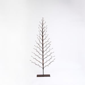 5 ft. H Electric 2-D Tree with Warm White LED Lights