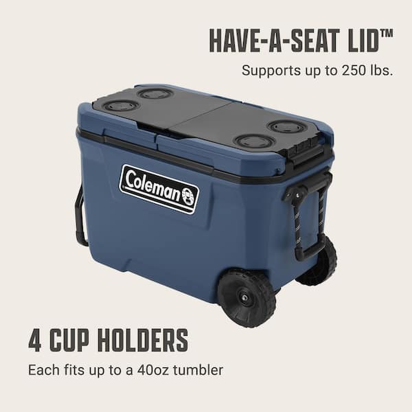 Coleman Flex 'N Go 62-Quart Wheeled Cooler 2225730 - The Home Depot
