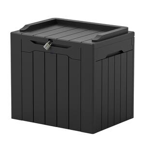 31 Gal. Dark Black Resin Deck Box