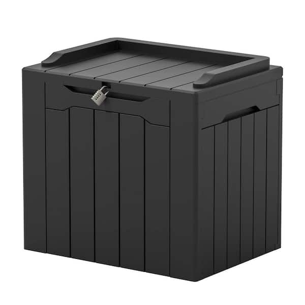 31 Gal. Dark Black Resin Deck Box