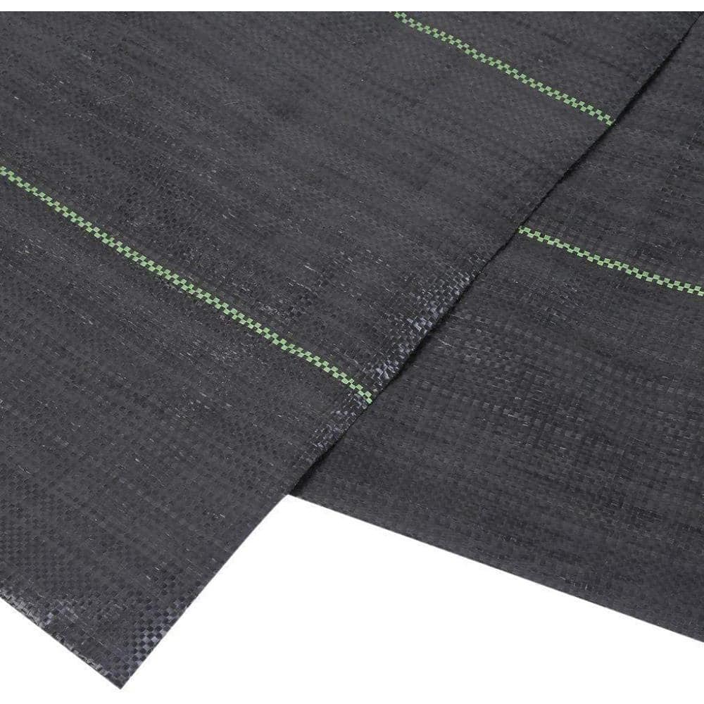 4 ft. x 16 ft. Landscape Ground Cover 3 oz. Heavy PP Woven Weed Barrier Soi