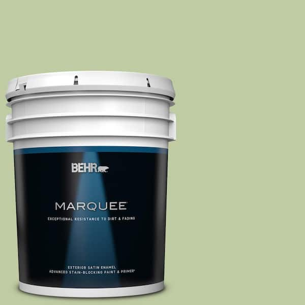 BEHR MARQUEE 5 gal. #M360-4 Marjoram Satin Enamel Exterior Paint & Primer