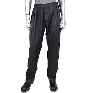 John Deere Men's X-Large Black Waterproof, Polyurethane-Coated