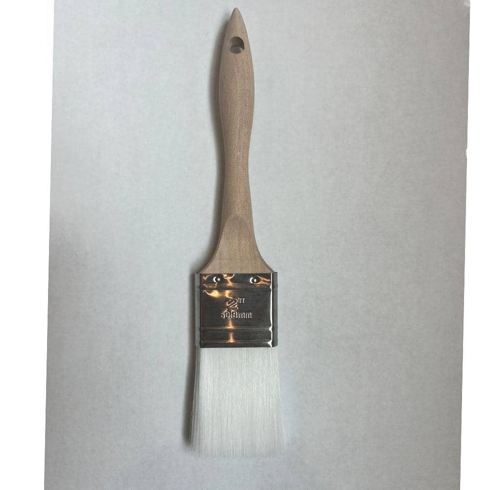 Zibra 2 in. Flat Wall Paint Brush PB200LW The Home Depot