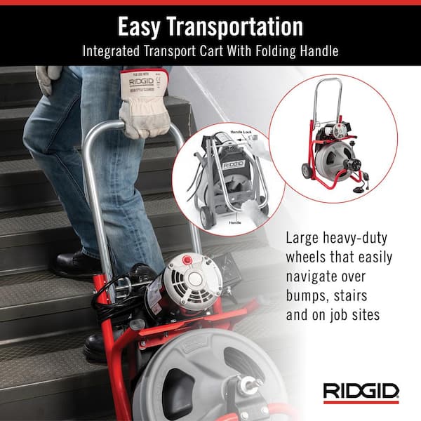 Ridgid Powered Drain Cleaner / Snake + additional 100' cable - general for  sale - by owner - craigslist