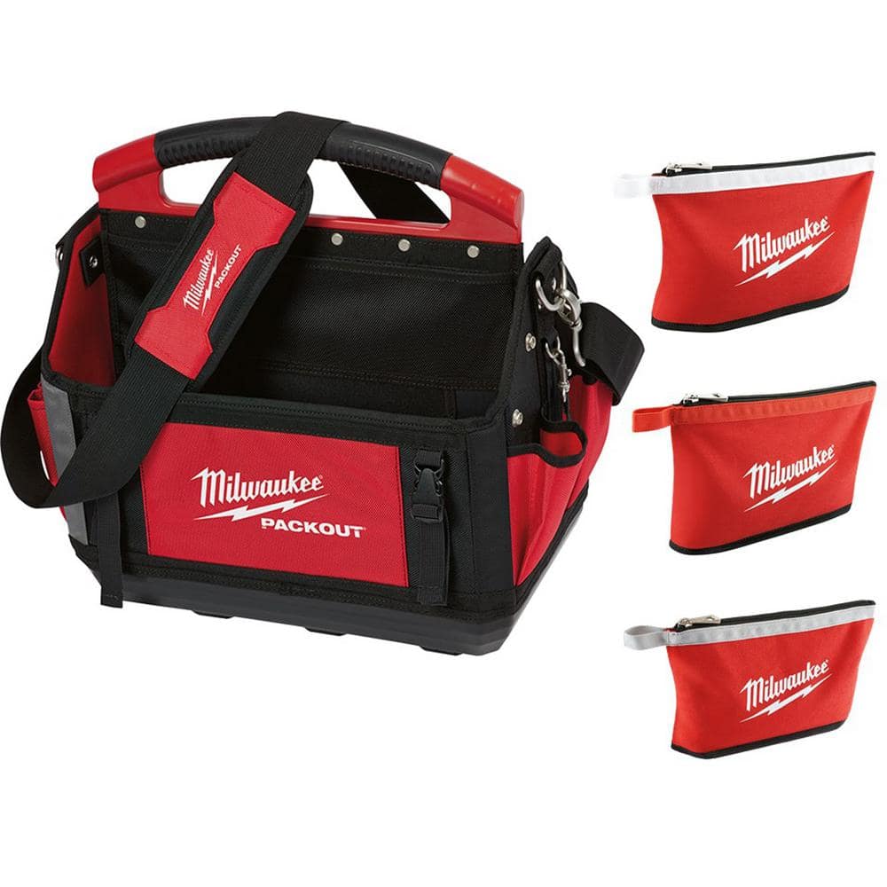 15 in. PACKOUT Tote with Zipper Tool Bags in Multi-Color (3-Pack) price history on PriceWatchPro
