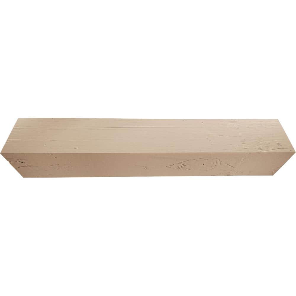 12"W x 6"H x 14'L Knotty Pine Faux Wood U-Beam