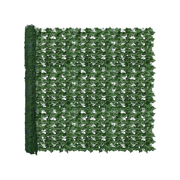 120L x 60W x Faux Green Greenery Plastic UV Protection Privacy Fence Panel for Indoor Outdoor Decoration 1-Pack