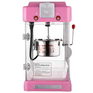 2.5 oz. Pop Pup Pink Countertop Popcorn Machine with Measuring Spoon, Scoop, and 25 Serving Bags