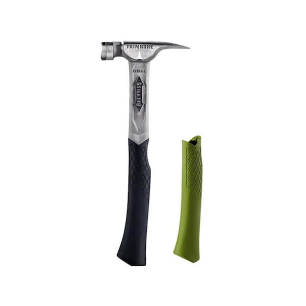 Stiletto TRIMBONE Titanium Smooth Face with Curved Handle with TRIMBONE Green Replacement Grip