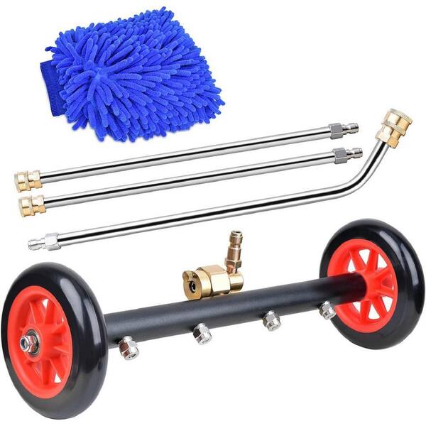 thumbnail image 2 of Heavy Duty 4000 PSI Undercarriage Cleaner - Pressure Washer Water Broom For Car, Truck, And SUV Underbody 2 of 3