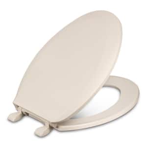 Elongated Closed Front Toilet Seat in Bone