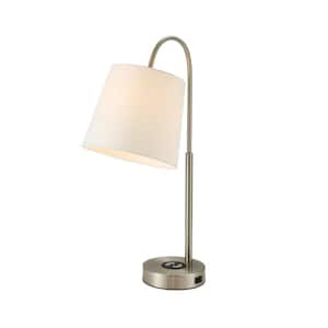 25 in. Wireless Table Lamp with USB-A Port and Type-C Port