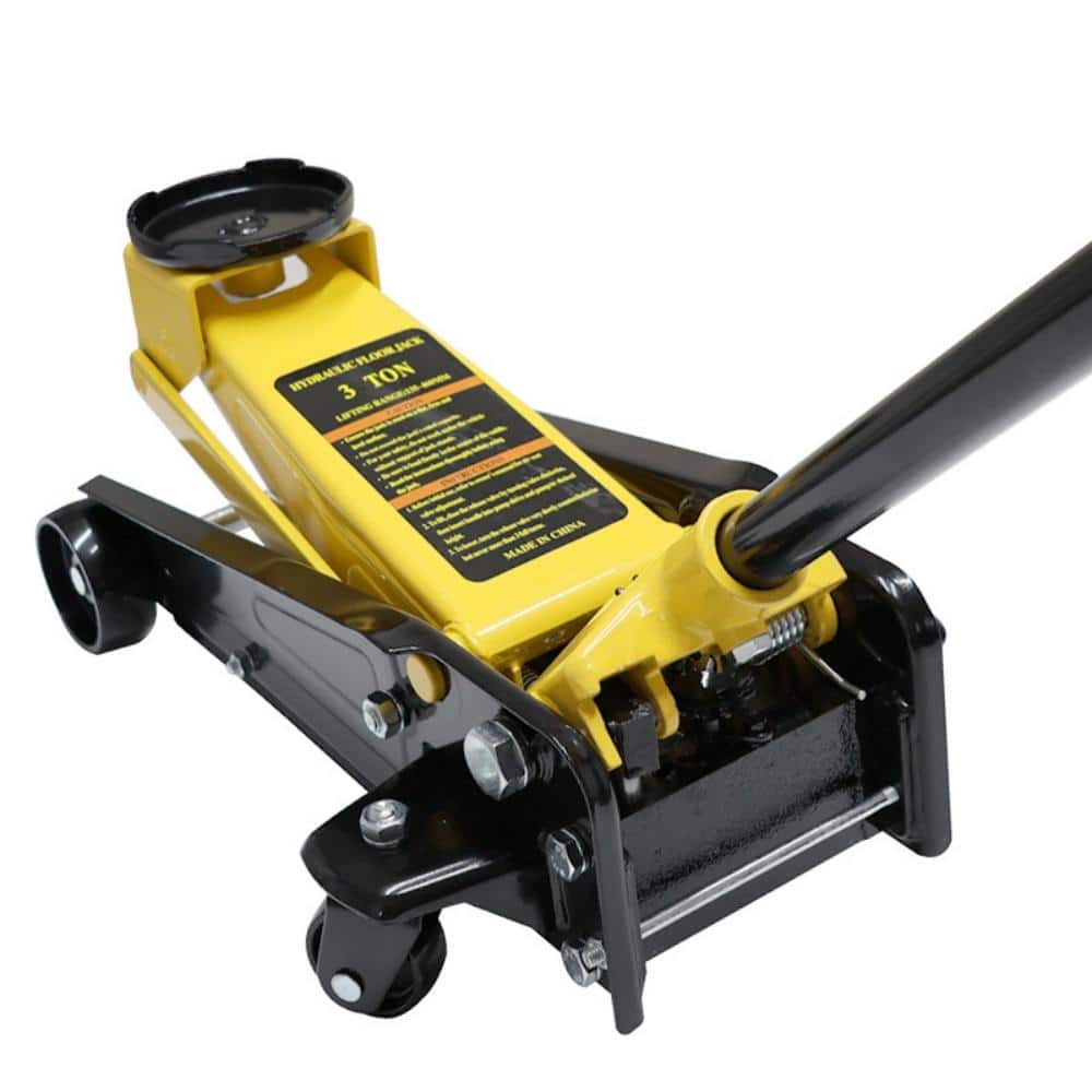 3-Ton Hydraulic Floor Jack with Swivel Casters, Rapid Lift System, Rotating Tray price history on PriceWatchPro