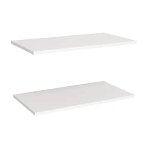 Impressions White Shelves for 25 in. W Impressions Tower (2-Pack)