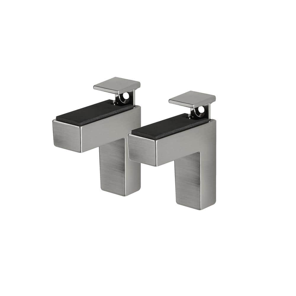 UPC 873214005679 product image for ELIOT 0.2 in.-1.6 in. Stainless Adjustable Shelf Bracket (2-Pack) | upcitemdb.com